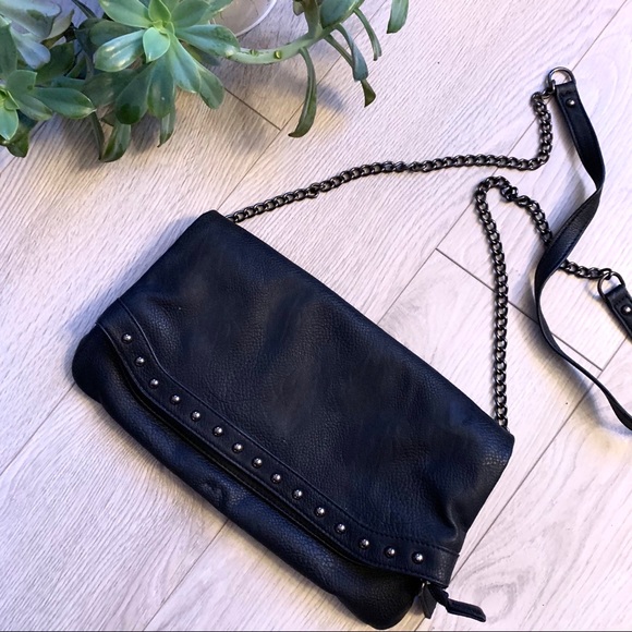 Aldo- Foldover Studded Crossbody/ Clutch - Picture 3 of 8